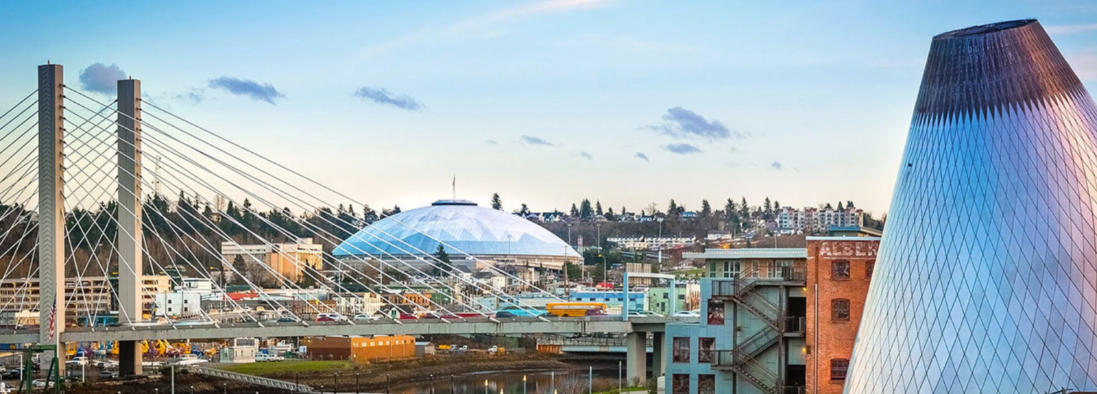 Website development placeholder image of downtown Tacoma